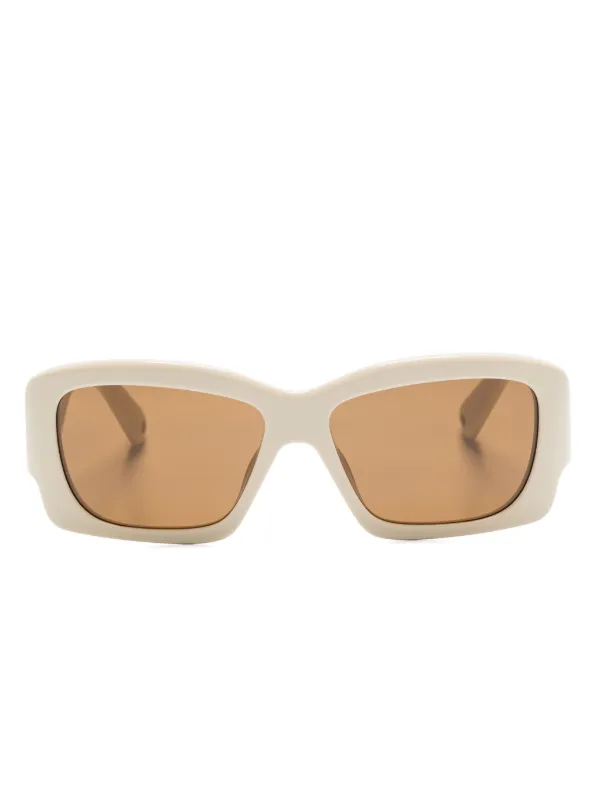 Jacquemus The Croisiere Sunglasses in Neutrals