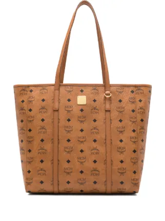 MCM Toni ハンドバッグ M | ブラウン | FARFETCH JP