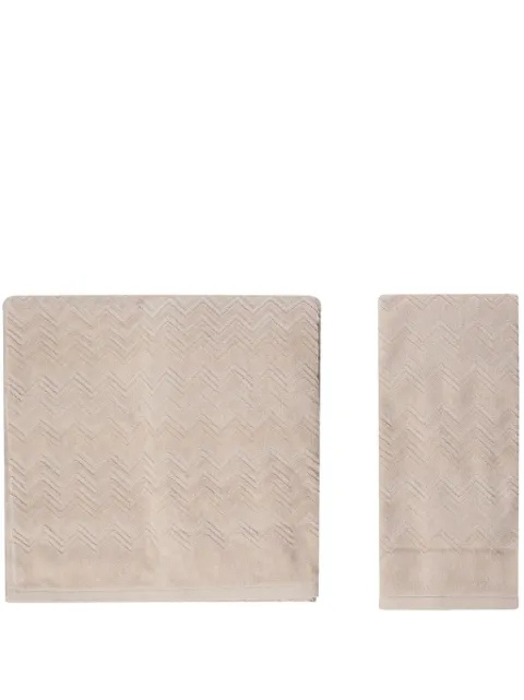 Missoni Home Chalk towels (set of two)