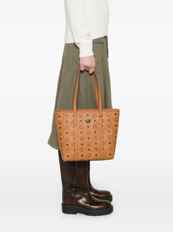 【関税込み】MCM TONI' MINI SHOPPING BAG X-Mini Toni Top-Zip Shopper in Visetos Pink | MCM ®US