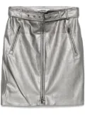 DKNY belted mini skirt - Silver