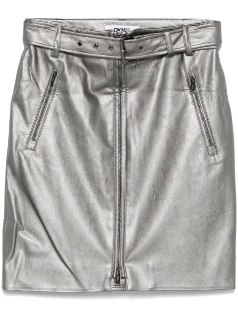 DKNY belted mini skirt