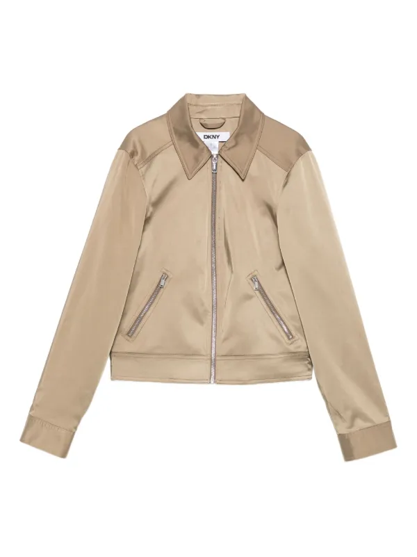 DKNY ジップアップ ジャケット | ニュートラル | FARFETCH JP