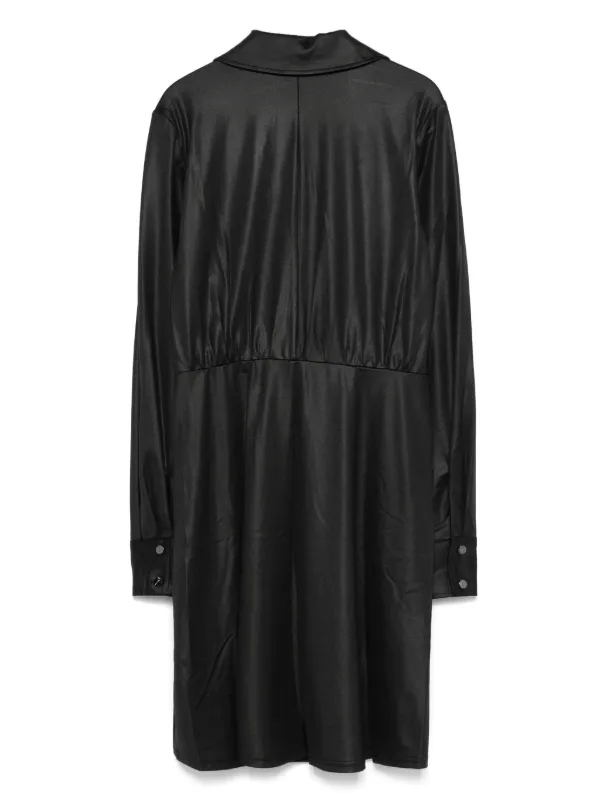 DKNY pleat-detail Midi Dress | Black