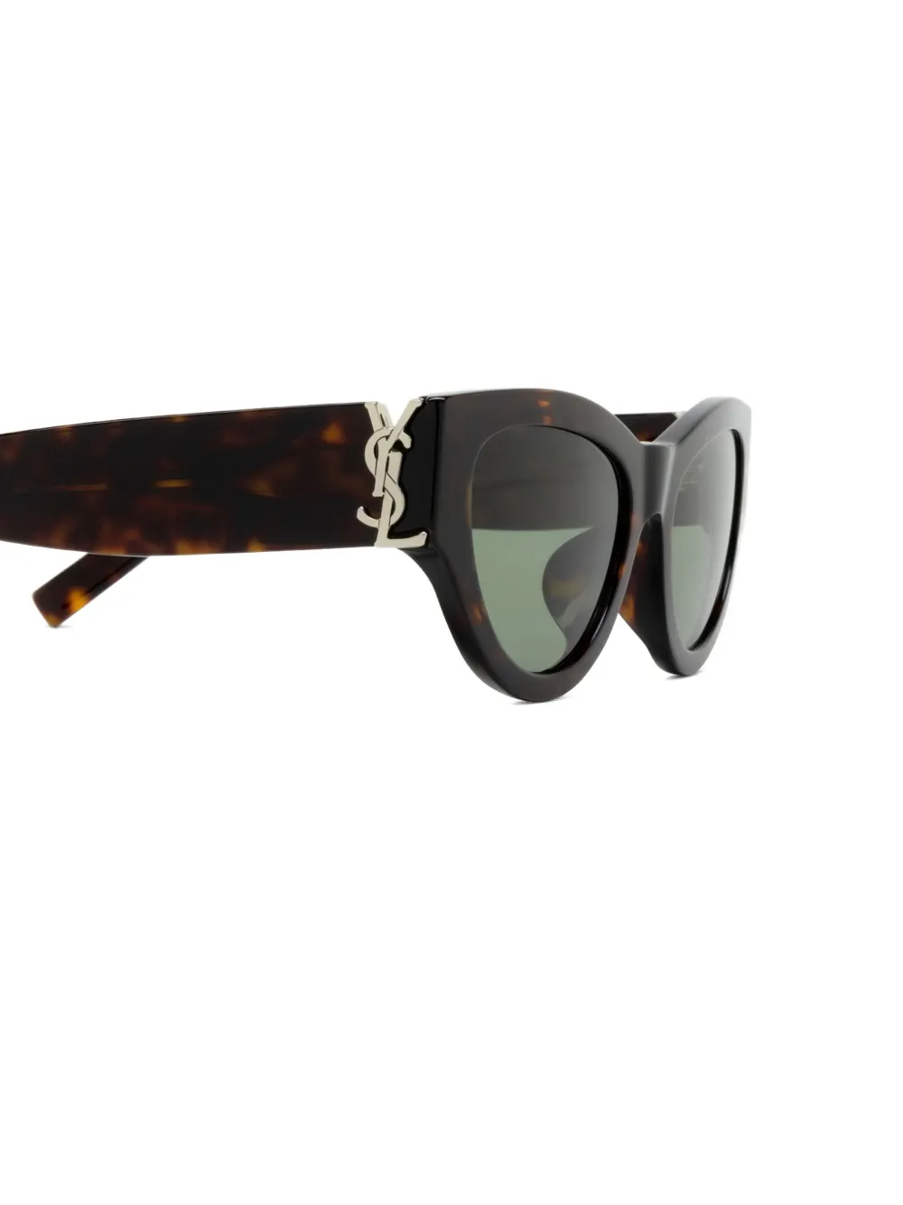 Saint Laurent Eyewear SL M94 tortoiseshell logo sunglasses Bruin