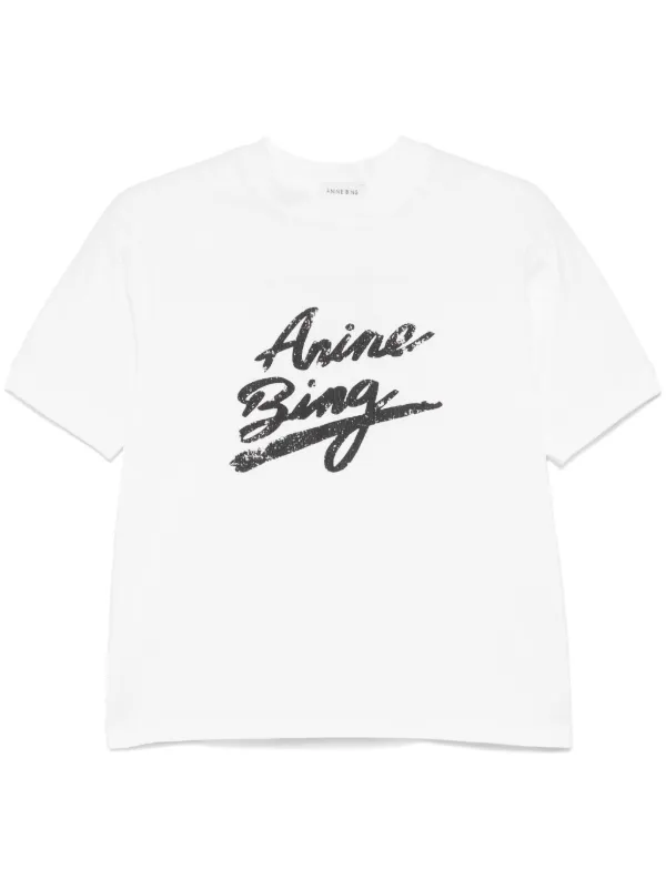 ANINE BING Jaylin T-shirt | White | FARFETCH