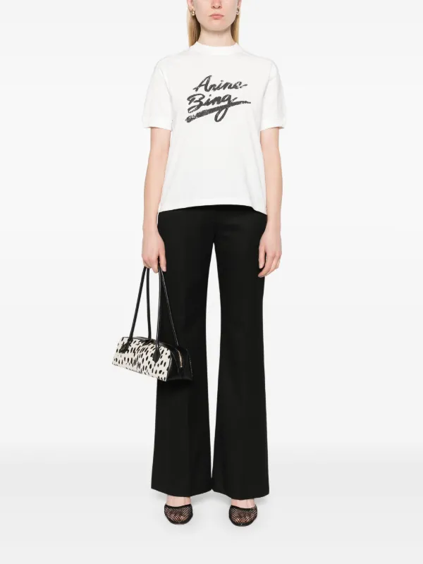 ANINE BING Jaylin T-shirt | White | FARFETCH