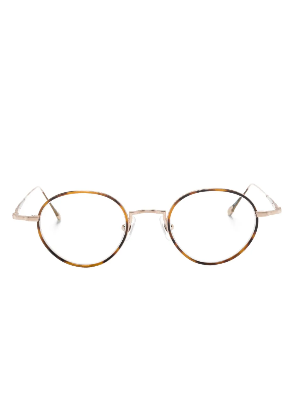 Matsuda round-frame glasses | Gold | Image 1