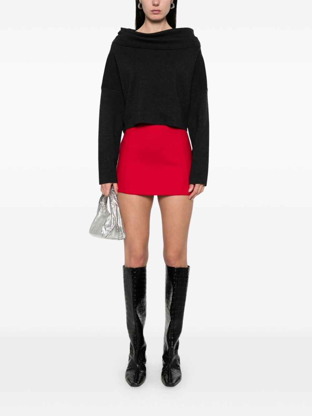 P.A.R.O.S.H. Leak 24 mini skirt - Rood