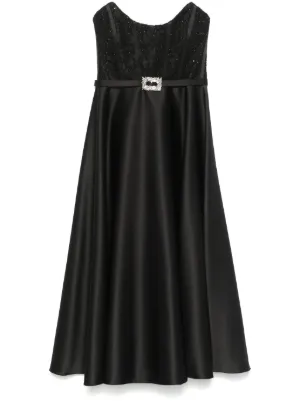 Elisabetta Franchi チェーンリンク ミニドレス | ブラック | FARFETCH JP