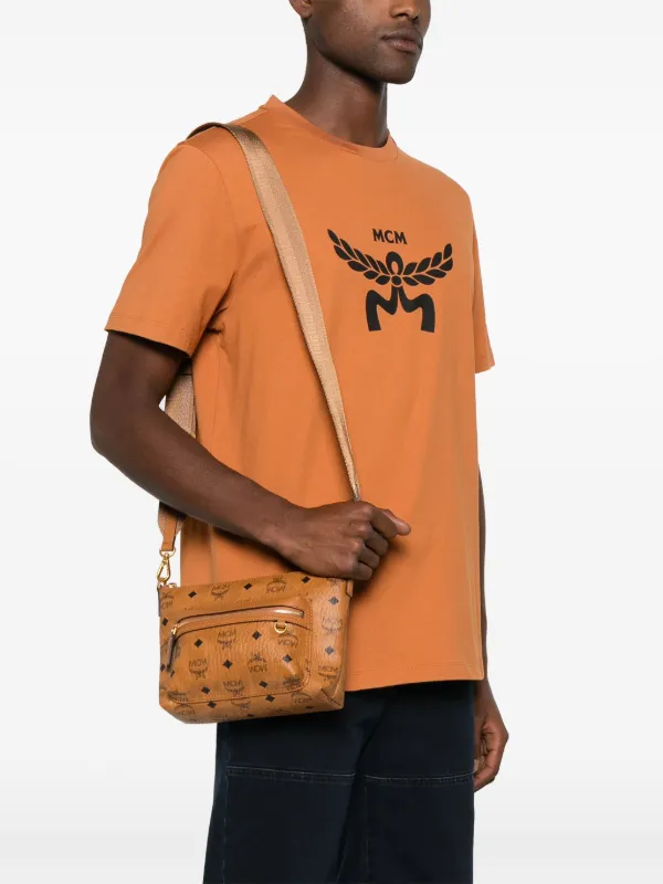 MCM Aren Messenger Bag Brown FARFETCH JO