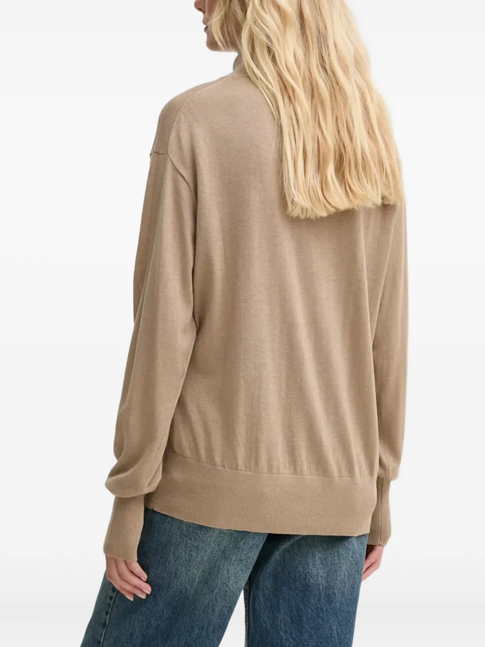 By Malene Birger Mohsen coltrui met lange mouwen Beige