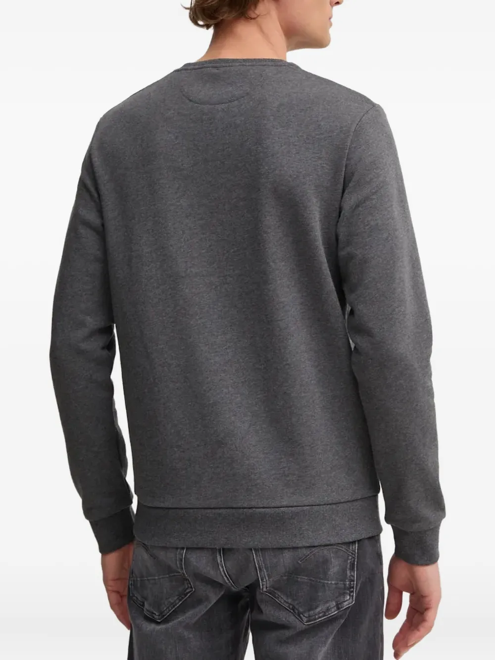 Hackett Sweater met hondenprint Grijs