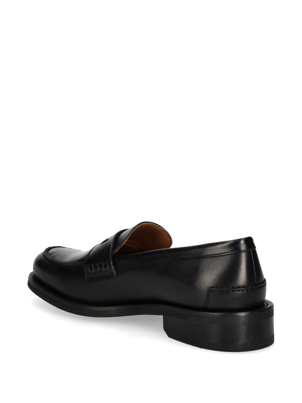 Hackett Leren loafers Zwart