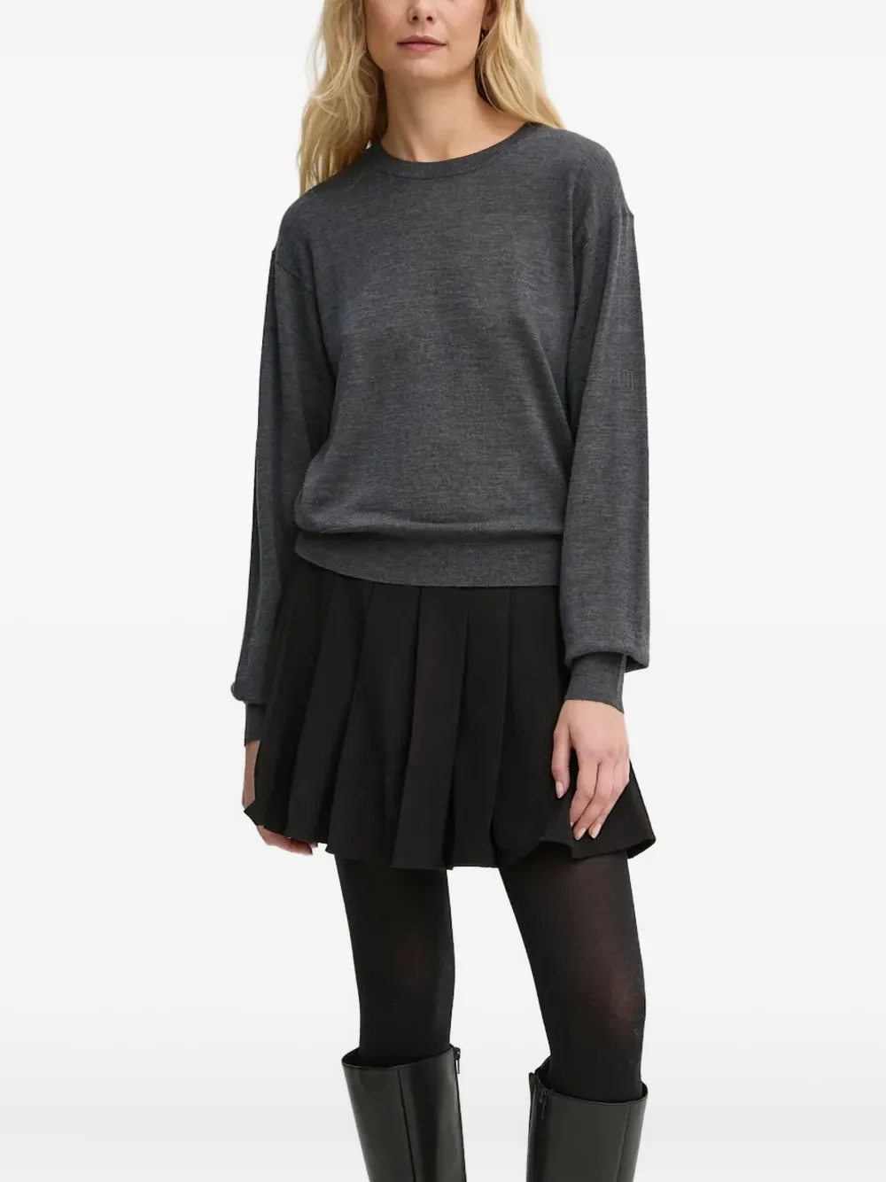 By Malene Birger Mantea long-sleeve sweater - Grey