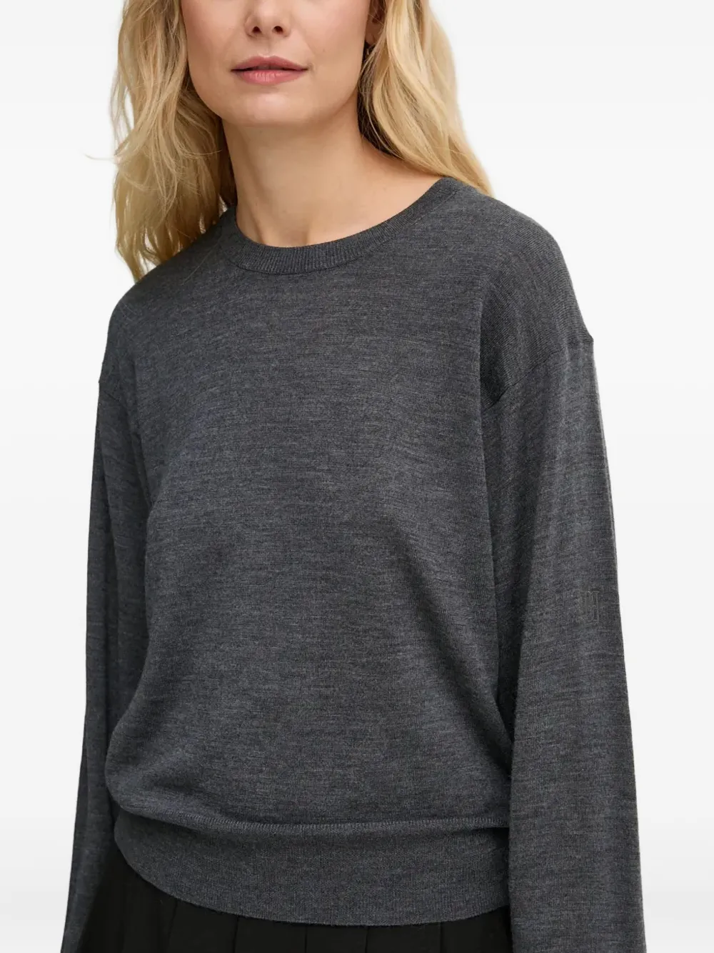 By Malene Birger Mantea trui met lange mouwen Grijs