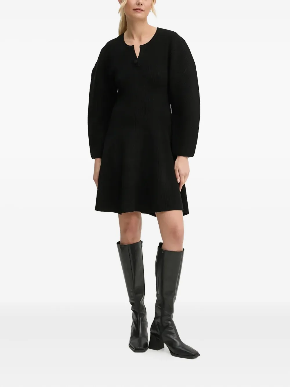 By Malene Birger Francesa mini dress - Zwart