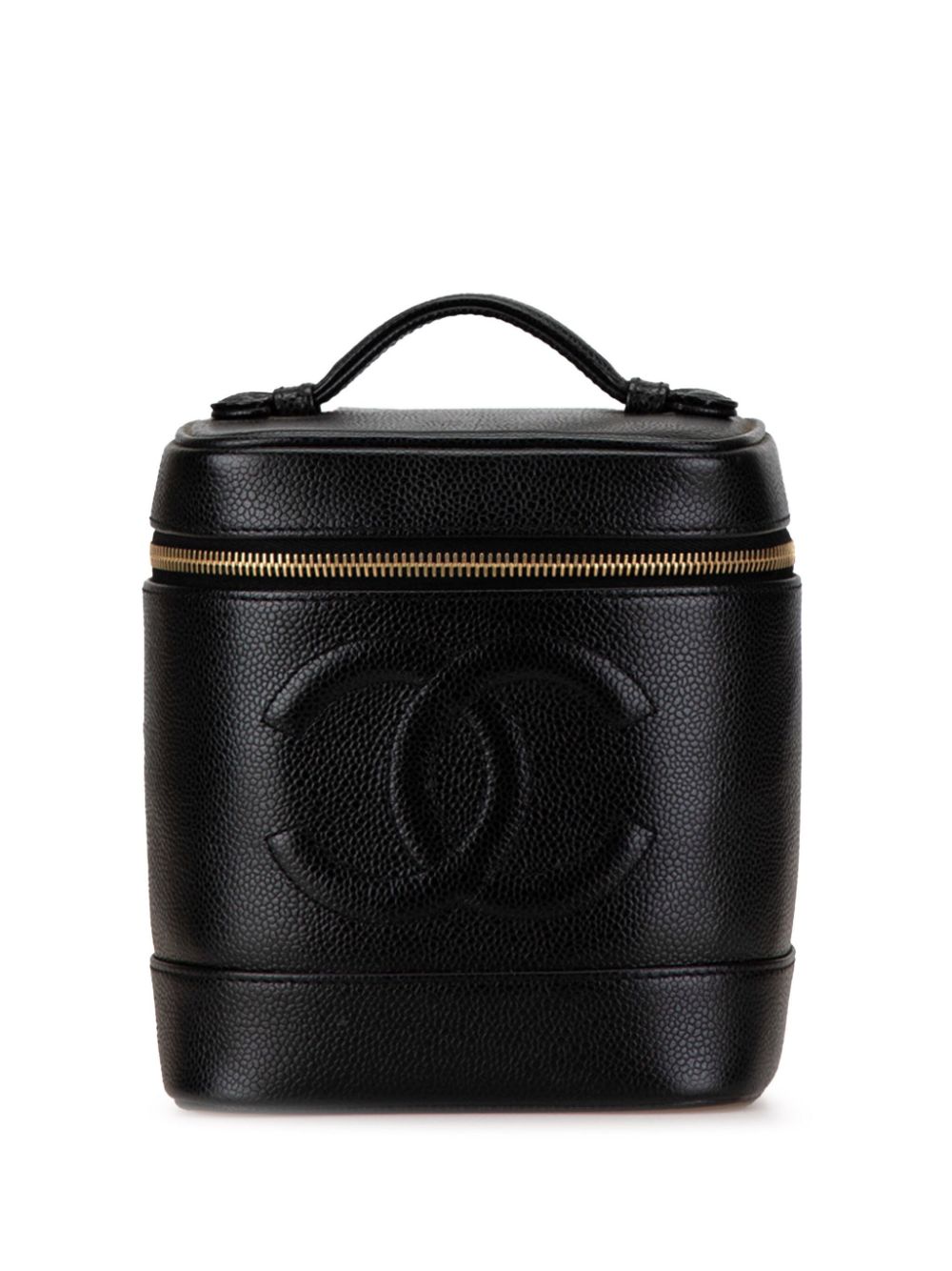 CHANEL 2005-2006 CC Caviar vanity bag Women