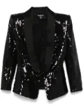 Balmain sequined blazer - Black