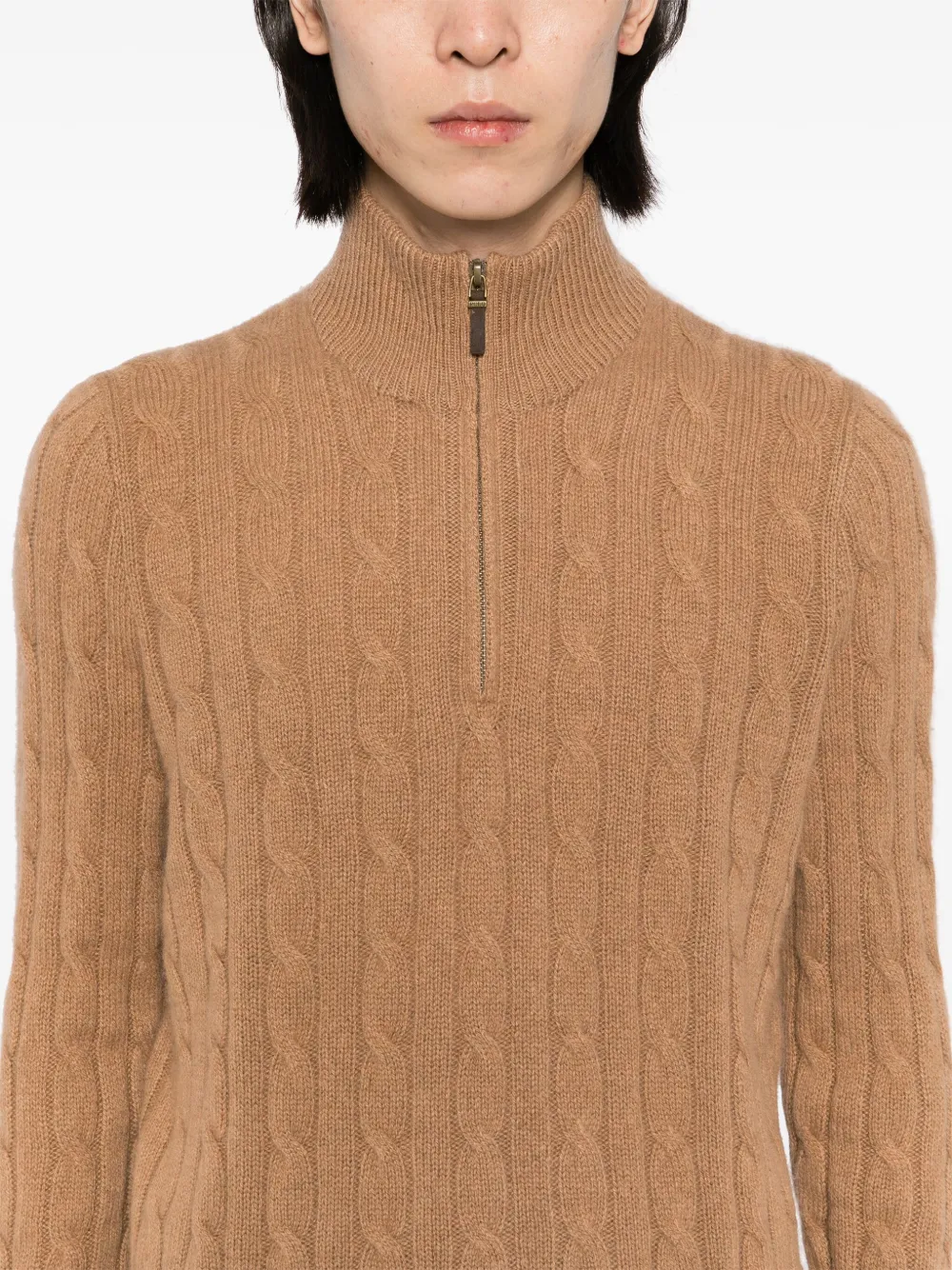 Polo Ralph Lauren cable-knit quarter-zip sweater Men