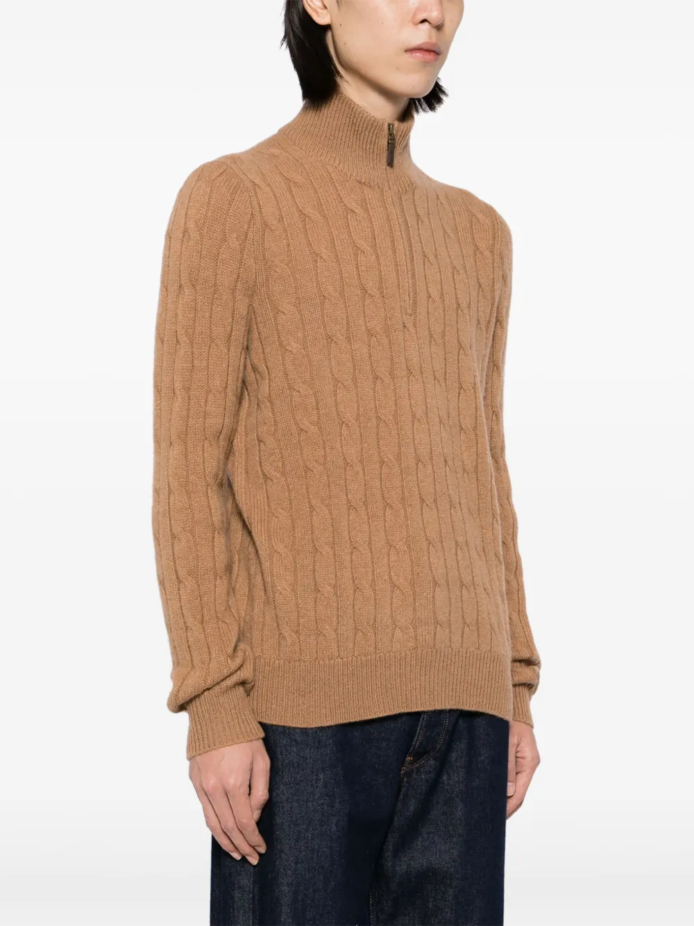 Polo Ralph Lauren cable-knit quarter-zip sweater Men