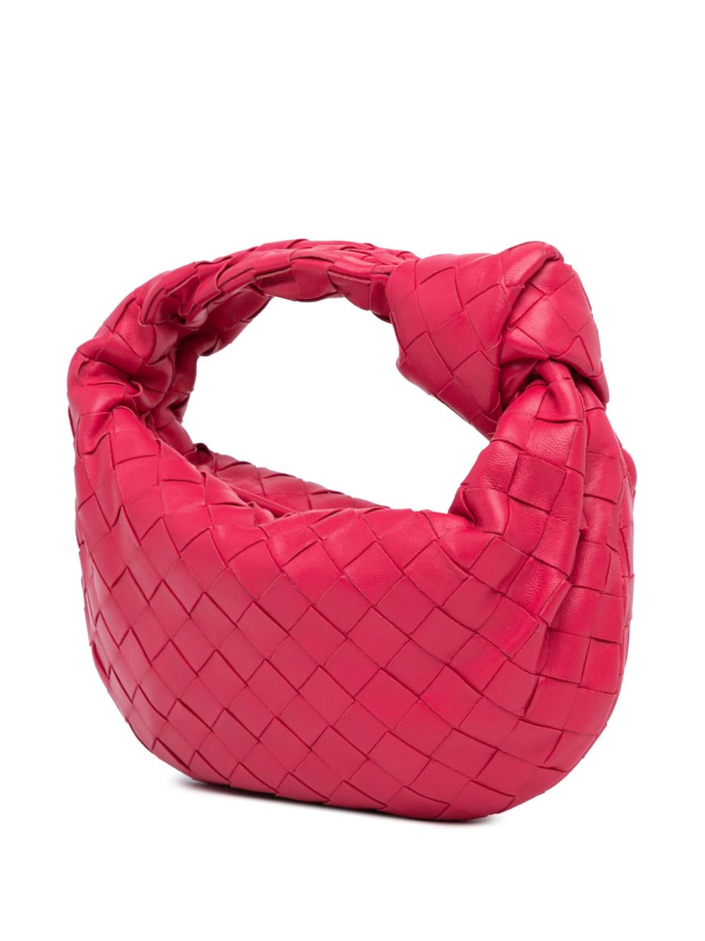 Bottega Veneta Pre-Owned 2012-2023 Mini Nappa Intrecciato Jodie handtas - Roze