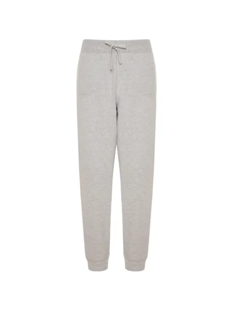 Barba drawstring-fastening track pants