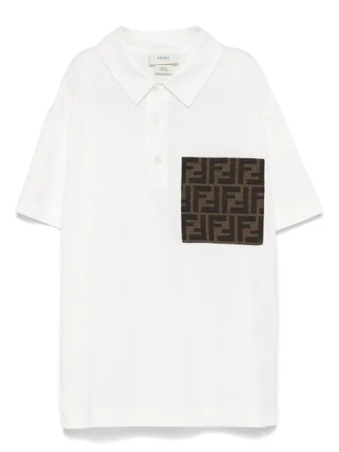 Fendi Kids قميص بولو جيرسي