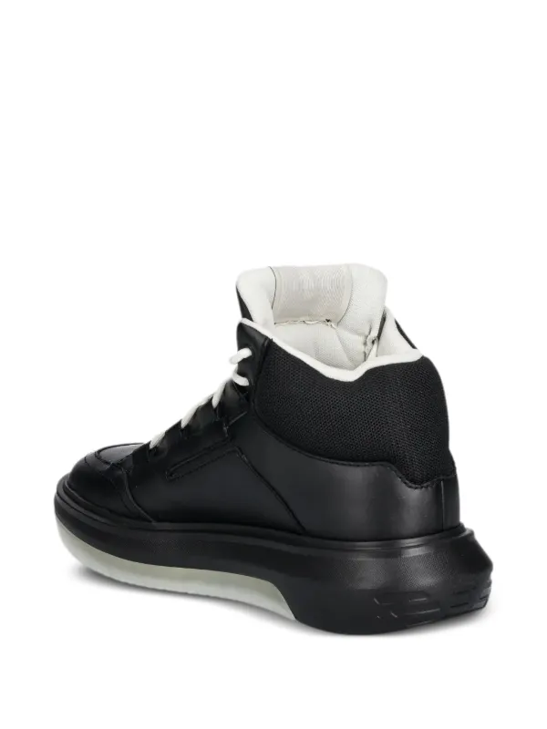 EMPORIO ARMANI　ブラックハイカットスニーカー Emporio Armani ハイカット スニーカー | ブラック | FARFETCH JP