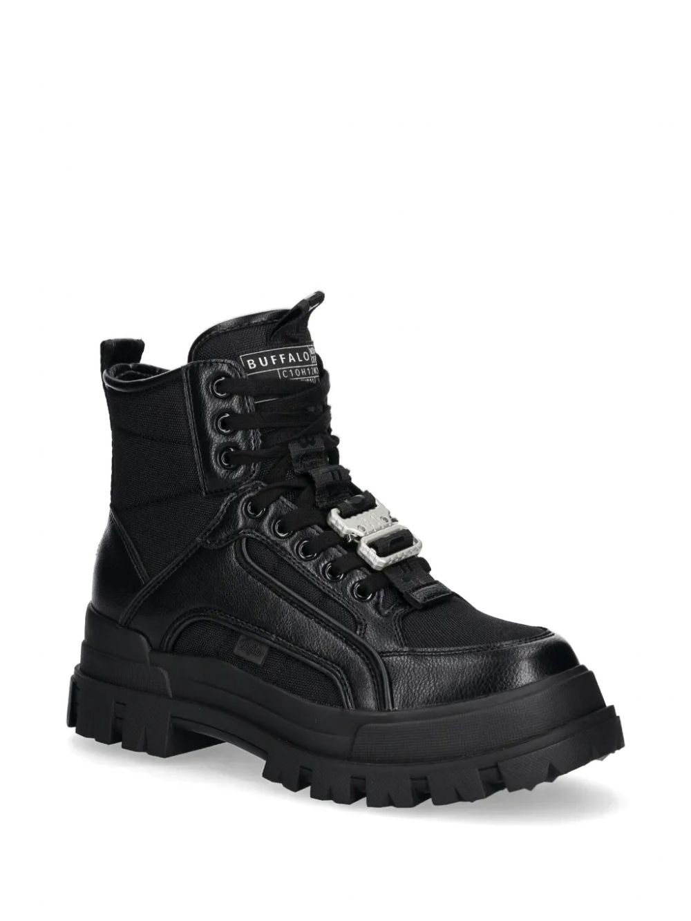 Buffalo Aspha COM3 Mid B BS laarzen Zwart