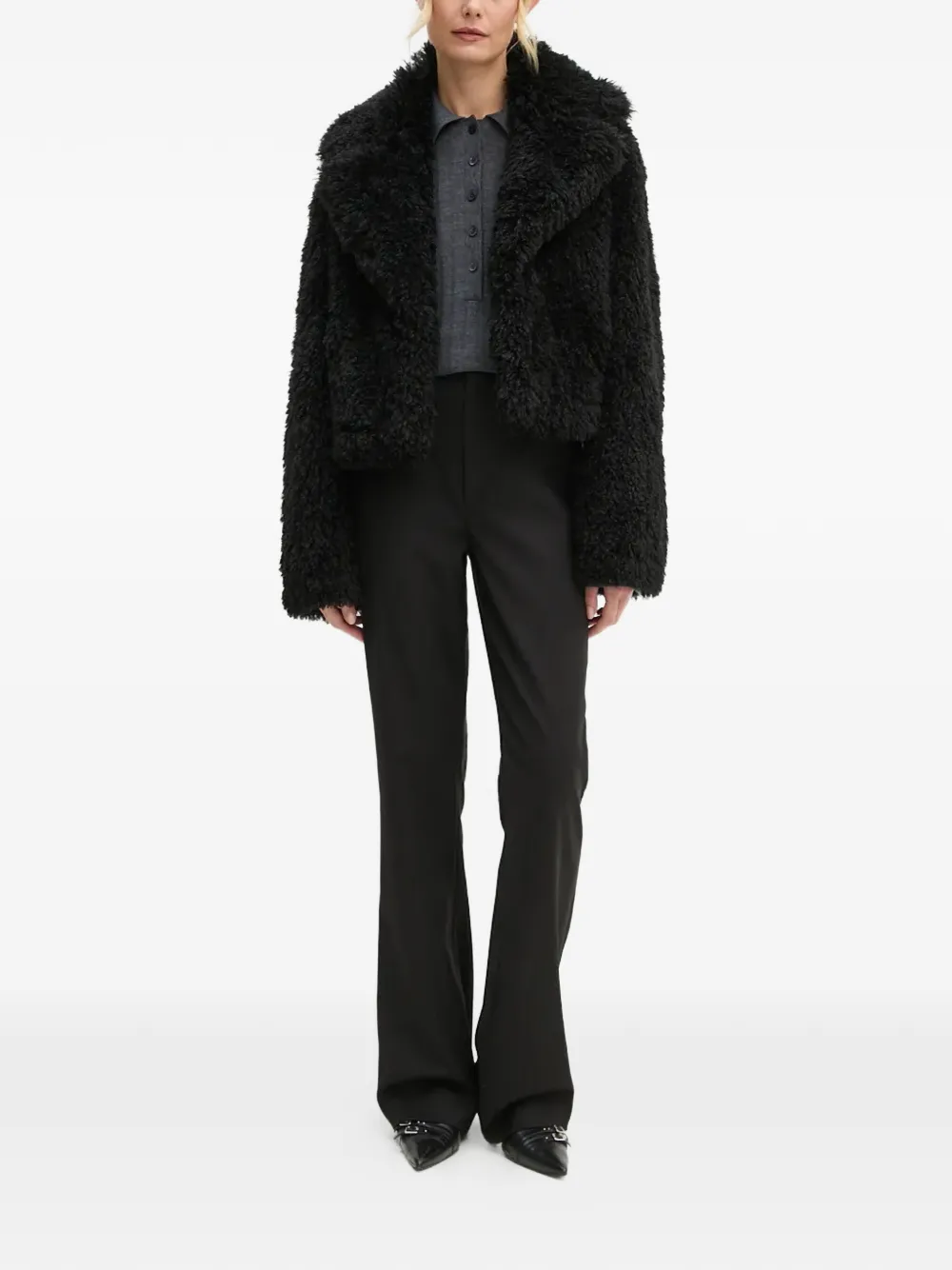 Gestuz welt-pockets trousers - Zwart