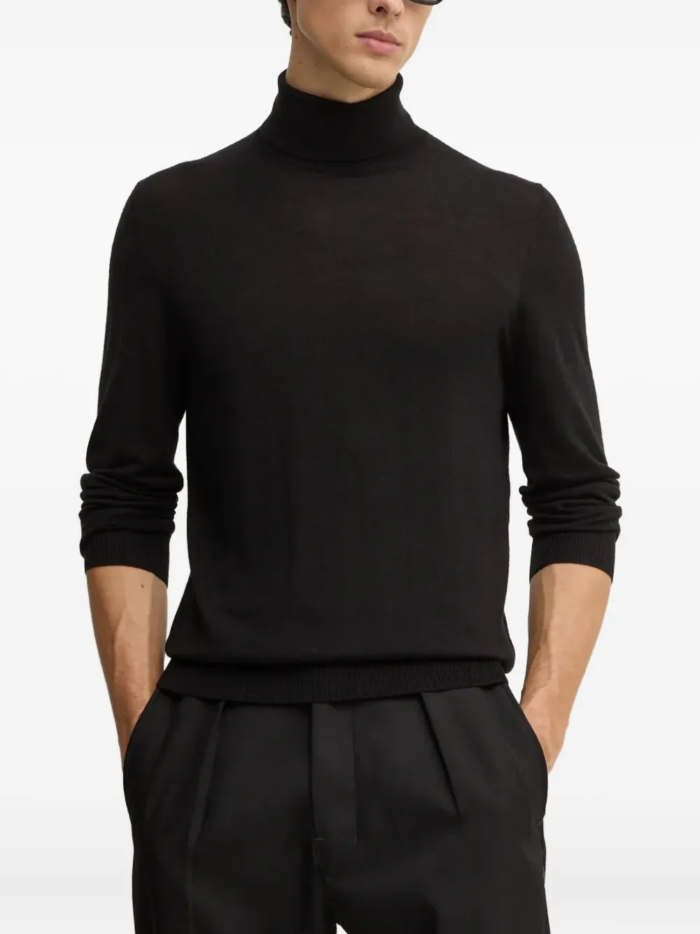 Hackett Pullover mit Rollkragen | Schwarz | Image 1