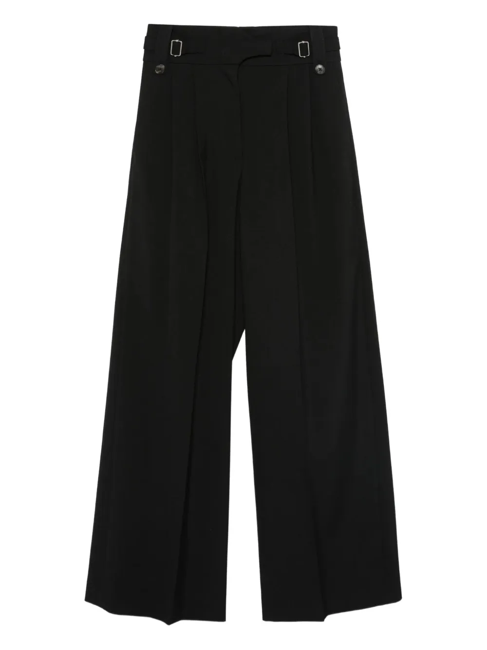 By Malene Birger pleated belted pants - Nero