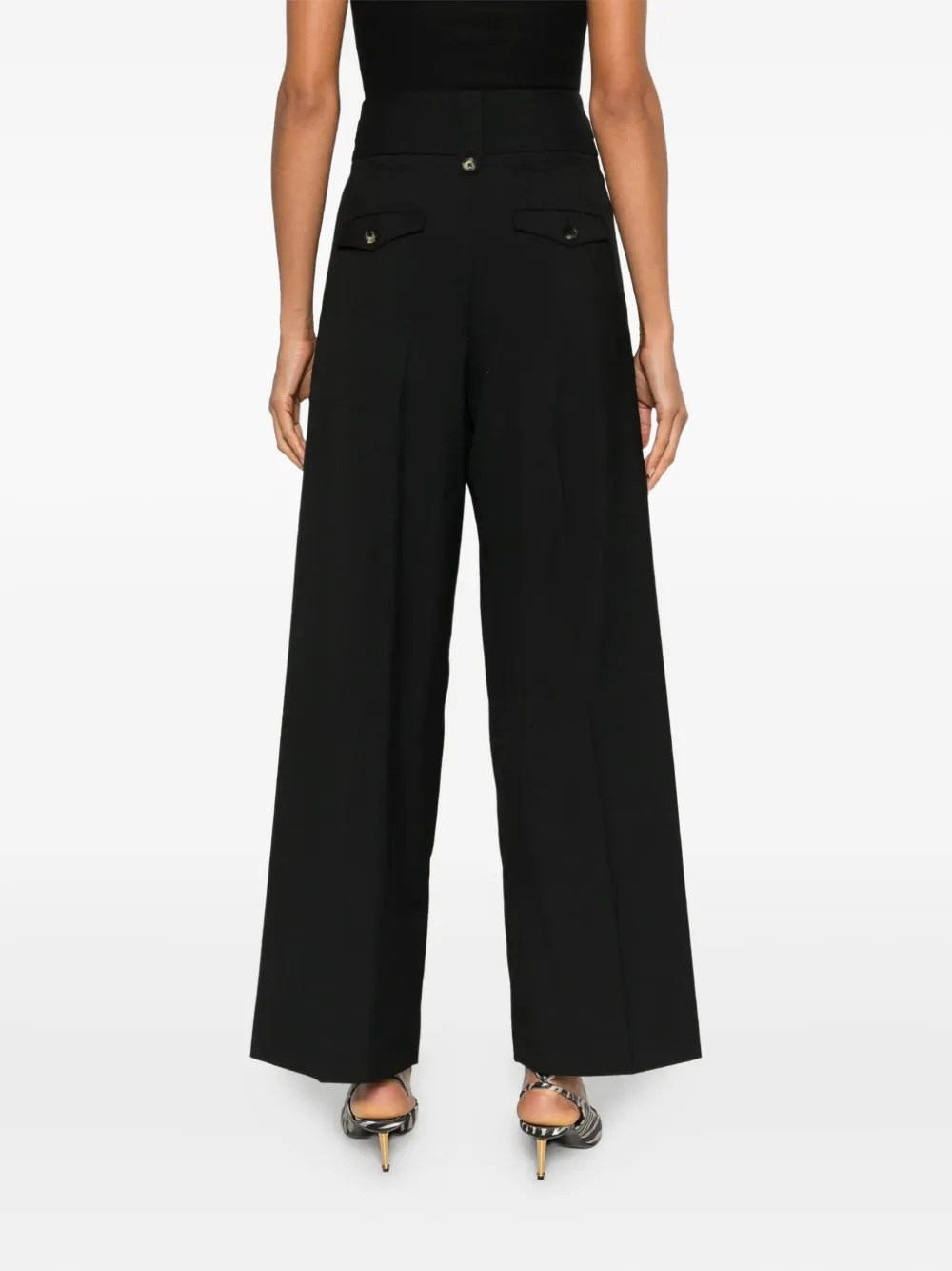 By Malene Birger Plooibroek met ceintuur Zwart