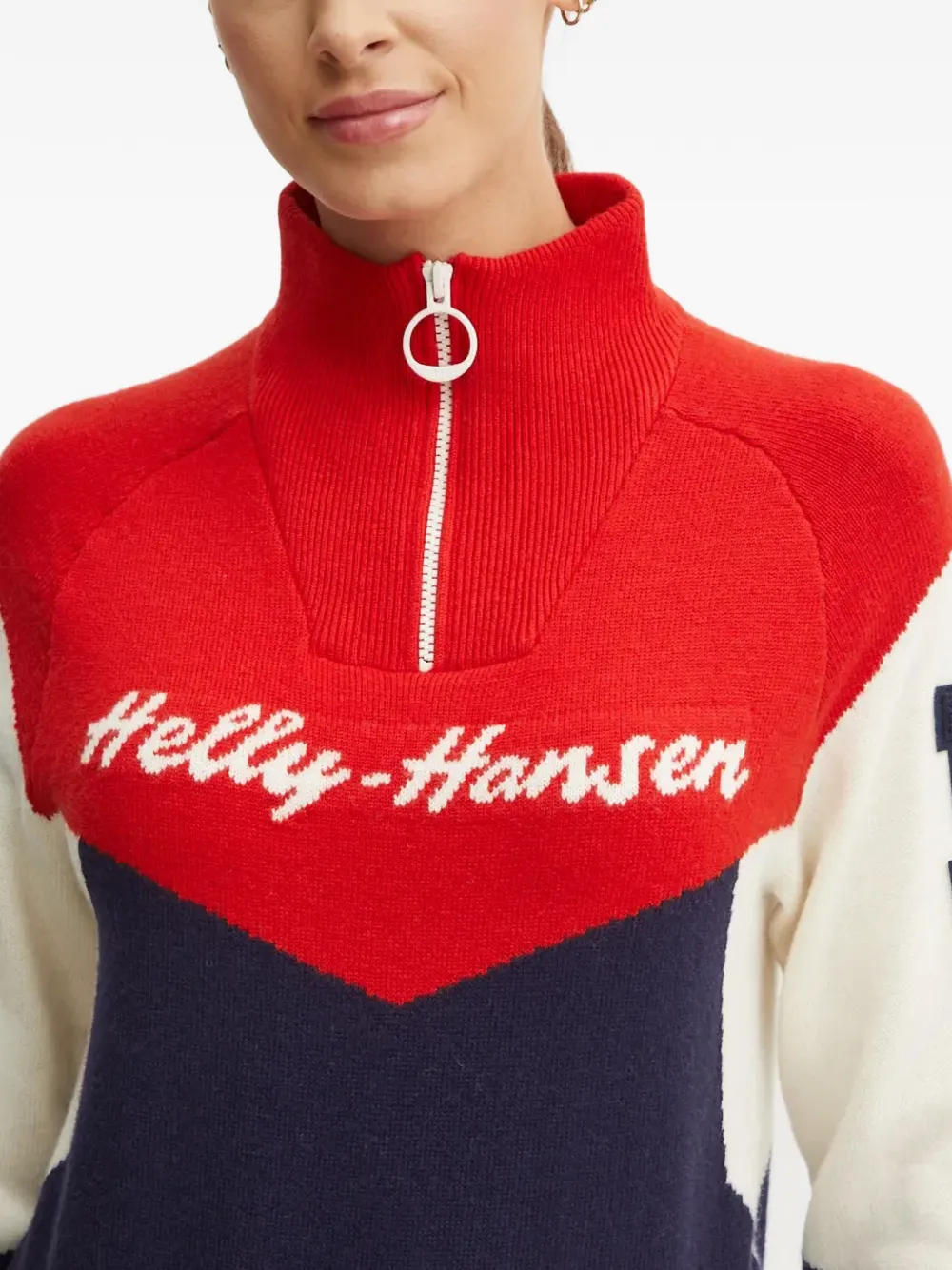 Helly Hansen Trui met halve rits Blauw