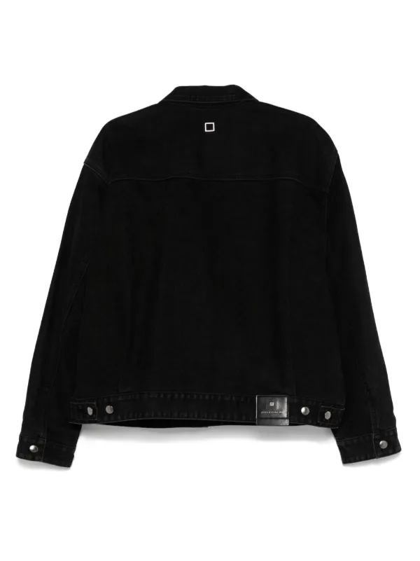 【関税込み】WOOYOUNGMI ブラック タブ ジャケット Wooyoungmi Denim Jacket | Black | FARFETCH