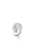 Monica Vinader 14kt white gold Crescent Moon single earring - Silver