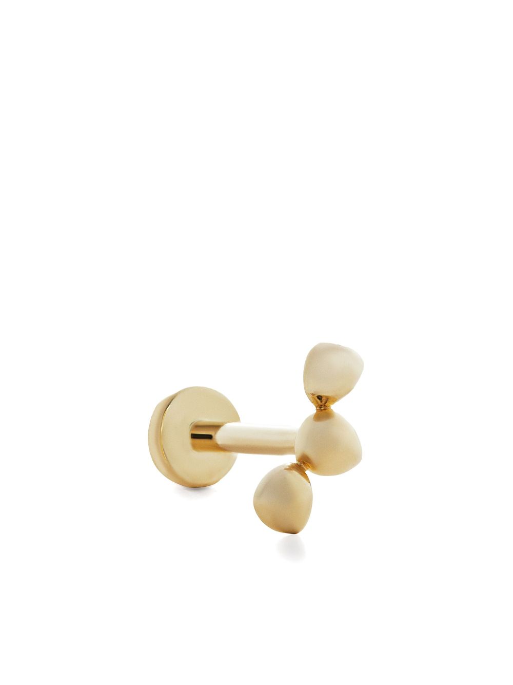 Monica Vinader 14kt yellow gold Nura Mini Pebble Cluster earring