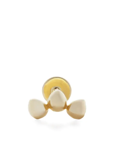Monica Vinader pendiente Nura Mini Pebble Cluster en oro amarillo de 14 ct