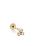 Monica Vinader 14kt yellow gold Labret diamond single earring