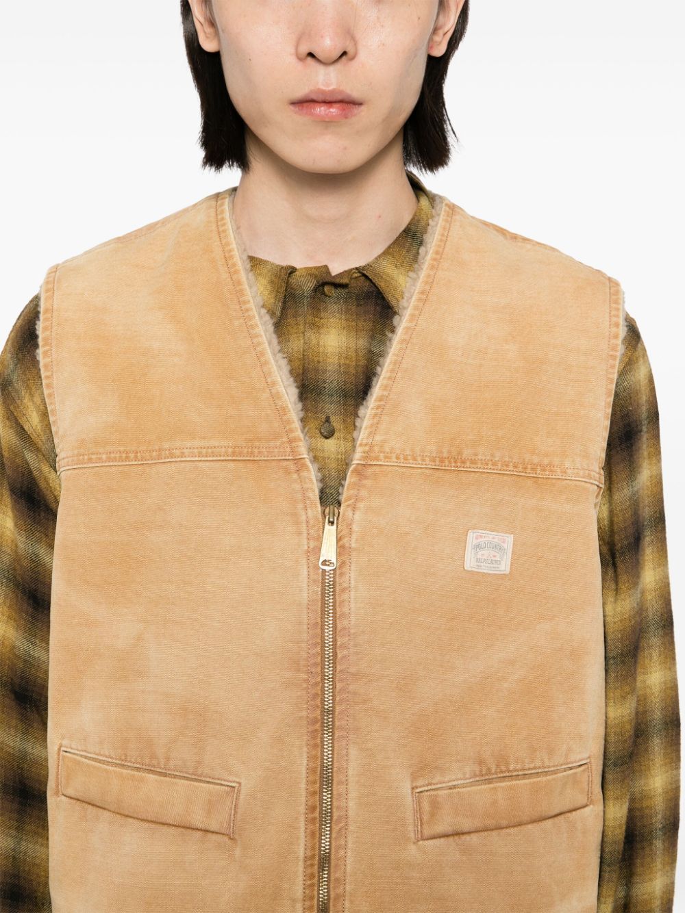 Polo Ralph Lauren fleece-lined canvas vest Men