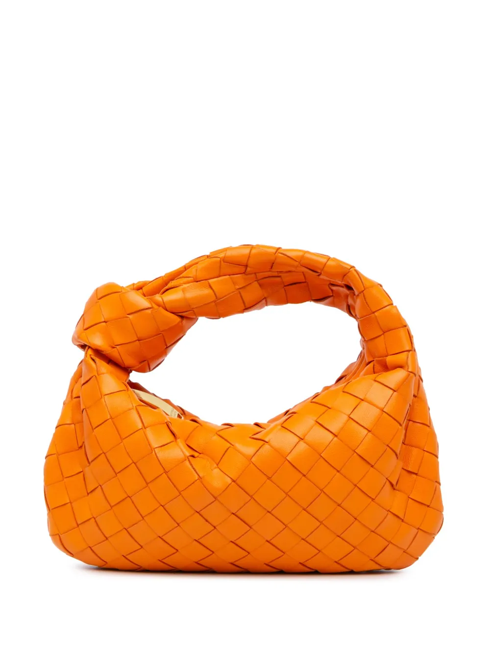 Bottega Veneta Pre-Owned 2012-2023 Mini Nappa Intrecciato Jodie handbag - Arancione