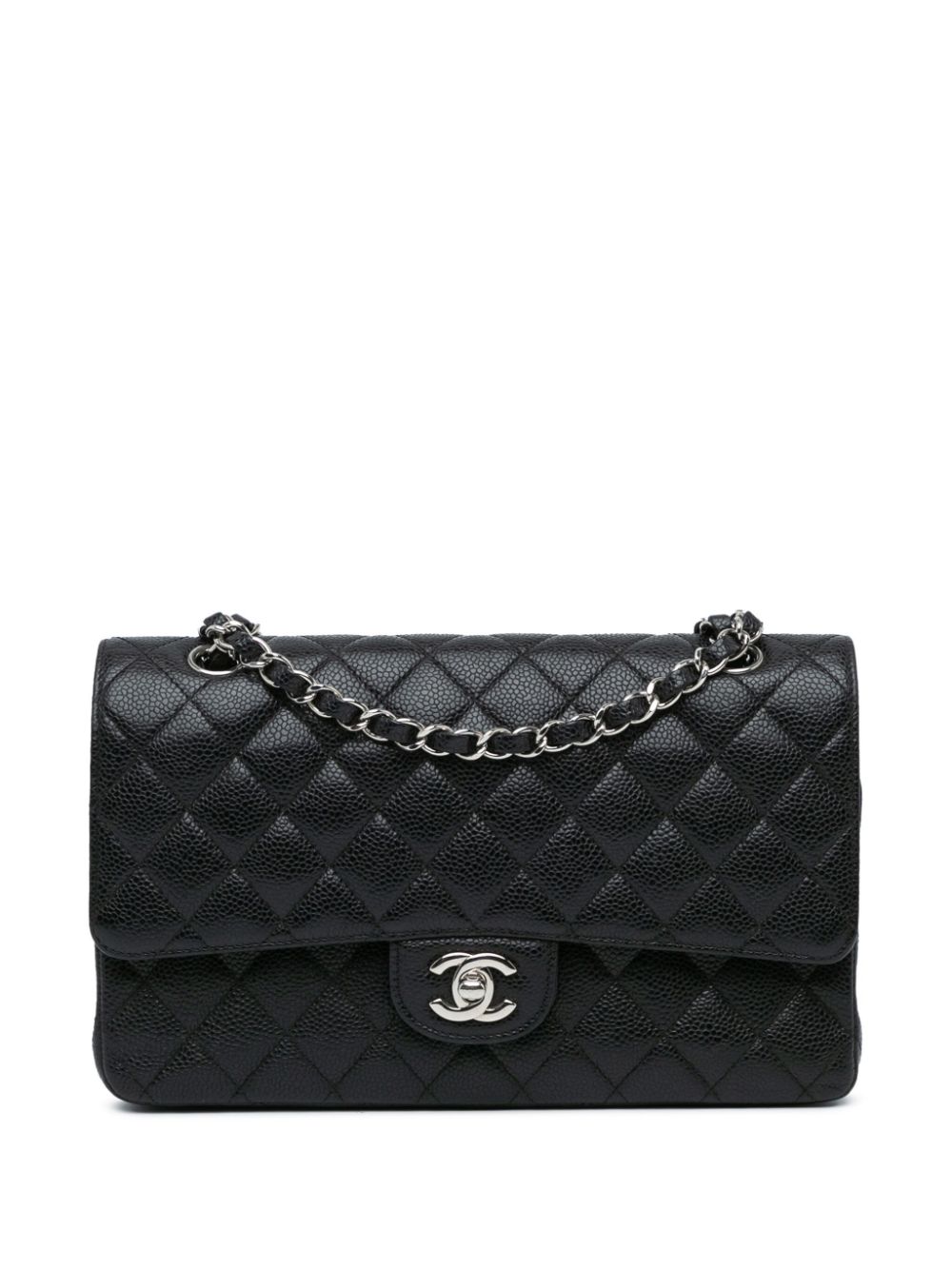 CHANEL Pre-Owned 2011 Medium Classic Caviar Double Flap shoulder bag – Black