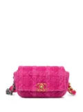 CHANEL Pre-Owned 2019 Tweed 19 belt bag - Pink