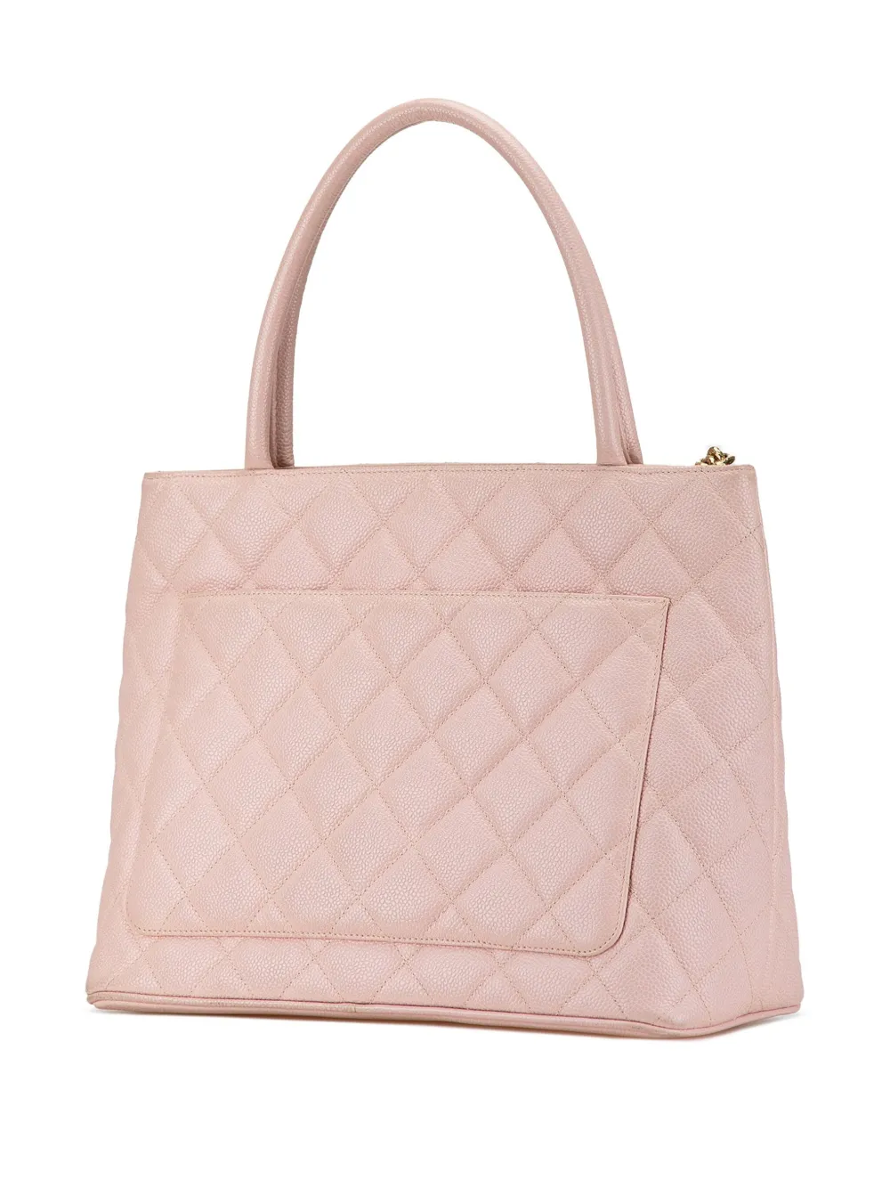 CHANEL Pre-Owned 2002-2003 Caviar Medallion tote bag - Roze
