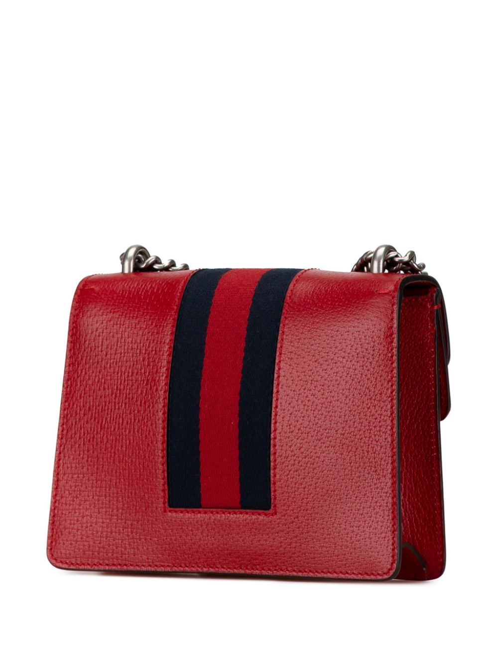 Gucci Pre-Owned 2016-2024 Mini Leather Dionysus Web crossbody bag - Rood