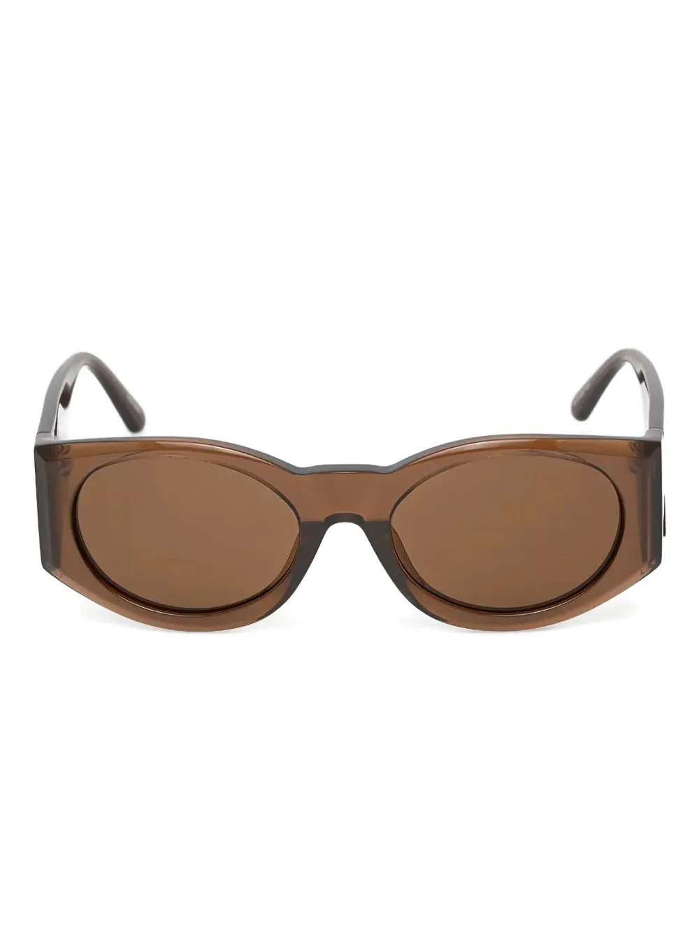Magda Butrym oval-frame sunglasses | Brown | Image 1