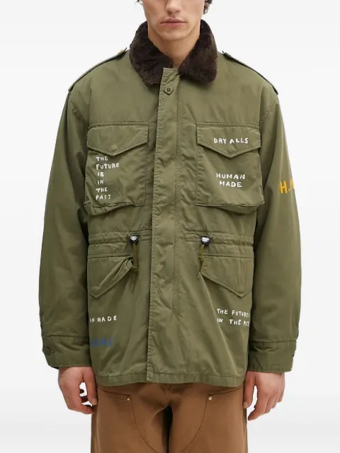 Human Made printed shirt jacket