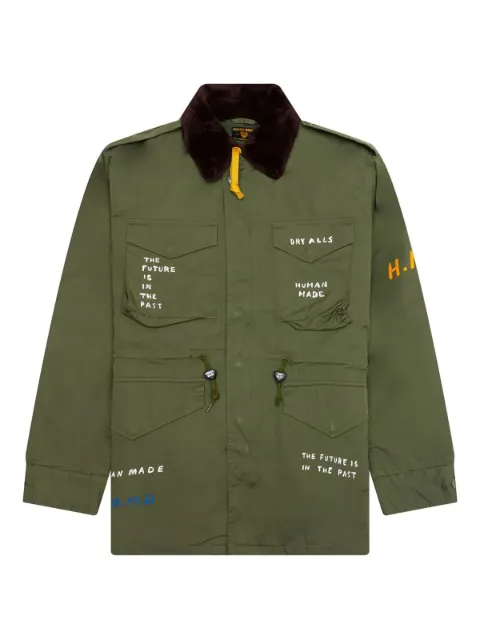 Human Made printed shirt jacket