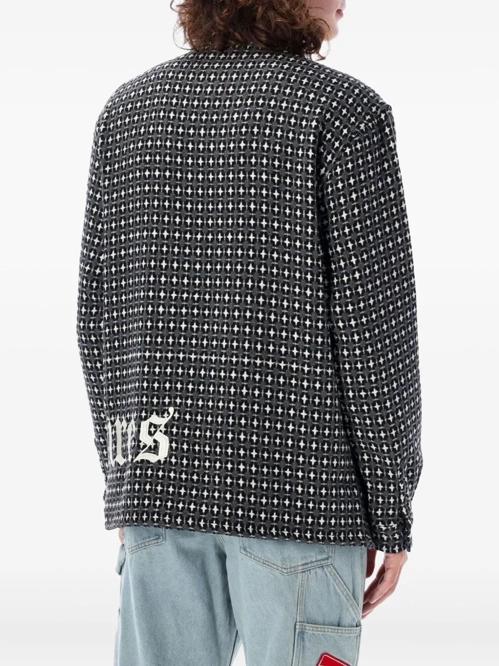 Pleasures embroidered-logo long-sleeve shirt | Image 2